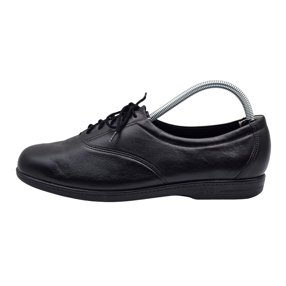 SAS Tripad Comfort Shoes Womens Size 11M Black Leather Lace Up Oxford Casual